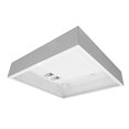 thumbnail image 2 of Nicor Lighting SK22 2 x 2 ft. Surface Mount Frame Kit for LED Troffer, White, 2 of 2