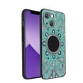 thumbnail image 1 of Compatible with iPhone 14 Phone Case, Mandala-16 Case Men Women, Flexible Silicone Shockproof Case for iPhone 14, 1 of 1