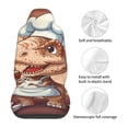 thumbnail image 5 of Sigee Dinosaur Baking Delight for Universal Car Seat Covers, Premium Car Seat Protector Set for Cars, SUVs, Trucks, 5 of 7