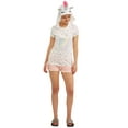 thumbnail image 2 of Hybrid Junior' Unicorn Generic Halloween Hooded Costume with Cape, 2 of 4