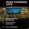 Schumacher CR7 Charge ‘N Ride 3A, 6/12V Universal Battery Charger for
