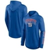 Men's Fanatics Branded Royal New York Giants Front Runner Long Sleeve Hooded T-Shirt