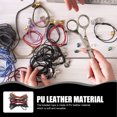 thumbnail image 2 of 4pcs Braided Leather Cords Jewelry Making Leather String Cord Diy Craft Accessories, 2 of 7