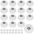 thumbnail image 1 of Uxcell 16-Pack Ruedas Autoadhesivas para Electrodomésticos, Bolas de Acero Niqueladas, Ruedas Pequeñas de 360° de Rotación, Deslizadores de Electrodomésticos [Blanco], 1 of 7