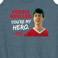 thumbnail image 3 of Ferris Bueller's Day Off - Ferris My Hero - Women's Racerback Tank Top, 3 of 5