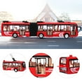 thumbnail image 6 of Toys for Kids 3+ 1:48 CS0133 Electronic City Bus Light Car Educational Toy for Children Kids Traffic Model(Red), 6 of 9