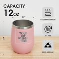 thumbnail image 3 of Personalized Custom Tumbler 12oz Stainless Steel Coffee Mug Cup with Lid & Straw Double Wall Insulated Tumbler with Colorful Text Logo Photo, 3 of 5