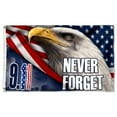thumbnail image 3 of 911 Grommet Flag Never Forget Flag Banner with Grommets 3x5Feet Man cave Decor, 3 of 6