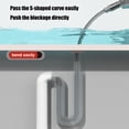 thumbnail image 6 of Professional Drain Clog Remover Spring With Reinforced Steel Coil - Works With Electric Drills For 35-100mm Pipe Blockages, 6 of 8