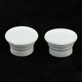 thumbnail image 2 of TISHITA 3x2Pcs Curtain Rod Cap Finials - Fit for 1.1inch Diameter Rod White, 2 of 5