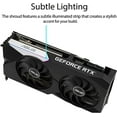 thumbnail image 3 of ASUS DUAL-RTX3070-O8G-V2 - OC Edition - graphics card - GF RTX 3070 - 8 GB GDDR6 - PCIe 4.0 - 2 x HDMI, 3 x DisplayPort, 3 of 4