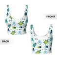 thumbnail image 5 of Lsque Cartoon Sea Creatures Printed Women'S Sports Bra, Compression, Moisture Wicking, High-Impact Sports Bra For Women,Supportive sports bra-Medium, 5 of 9
