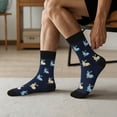 thumbnail image 3 of Funny Easter Bunny Socks-Unique Gag Gifts for Men Women Teen Boys - Easter Valentines Christmas Birthday Gifts for Him Men Boyfriend Stocking Stuffer, 3 of 7