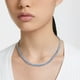 thumbnail image 5 of Collar Swarovski Matrix Tennis con cristales de color azul brillante rodio, 5 of 5