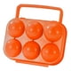 thumbnail image 3 of Porta huevos portátil para acampar, dispensador de huevos, caja protectora para el transporte de huevos Naranja, 3 of 9