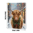 thumbnail image 2 of Highland Cow Advent Calendar 2025 24 Days 2D Acrylic Christmas Advent Calendar Highland Cow Ornaments for Christmas Tree Home Decoration Holiday Countdown, 2 of 5