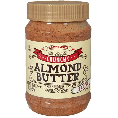 Crunchy Almond Butter Salted 16 Oz Pack of 2