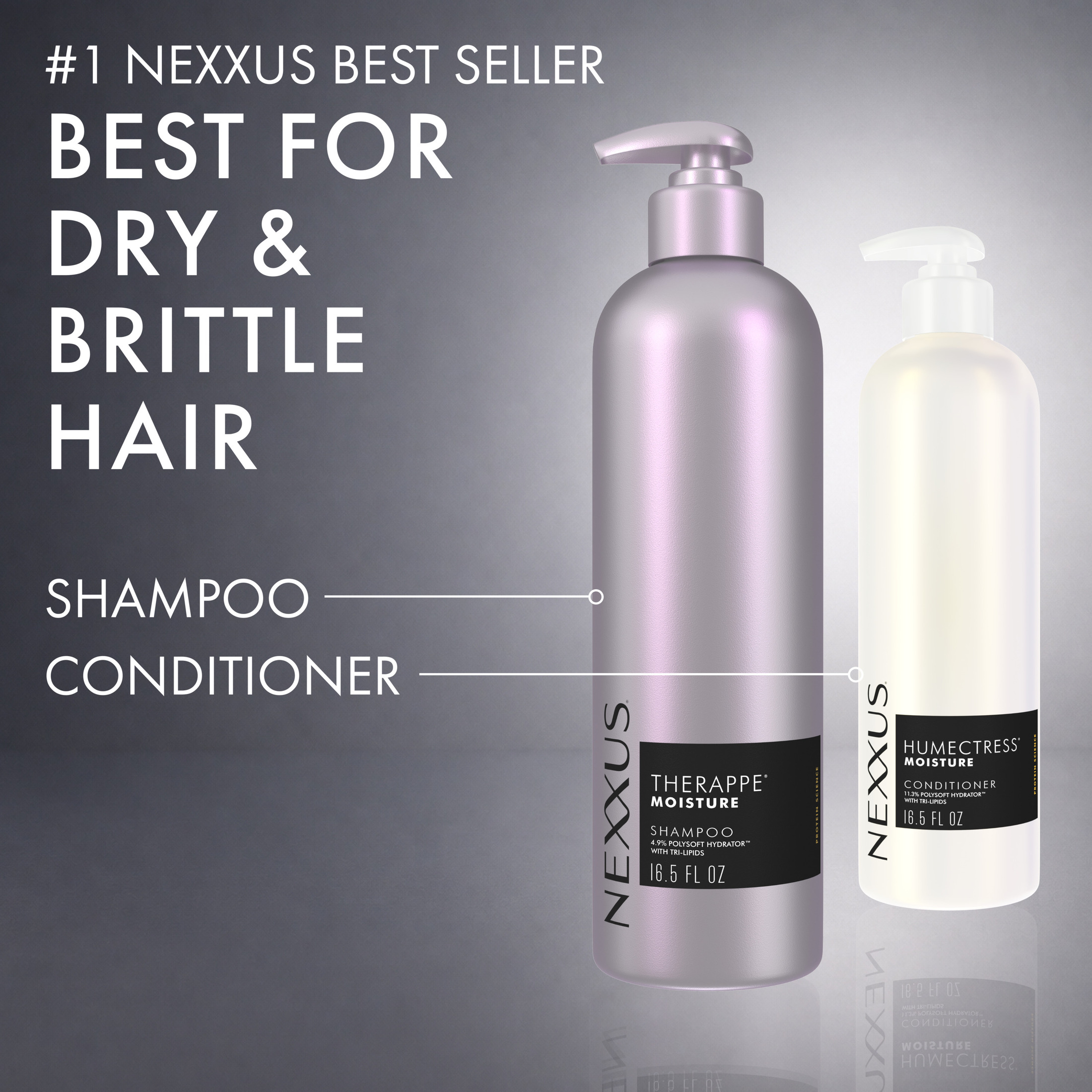 Nexxus Therappe Shampoo for Dry Hair, 16.5 fl oz photo 5