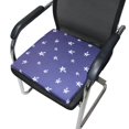 thumbnail image 2 of Alfombrillas multiusos para interior/exterior, juego de almohadillas para mecedora con asiento de cojín con correa Estrella Zulema Cojines para silla con correa, 2 of 8