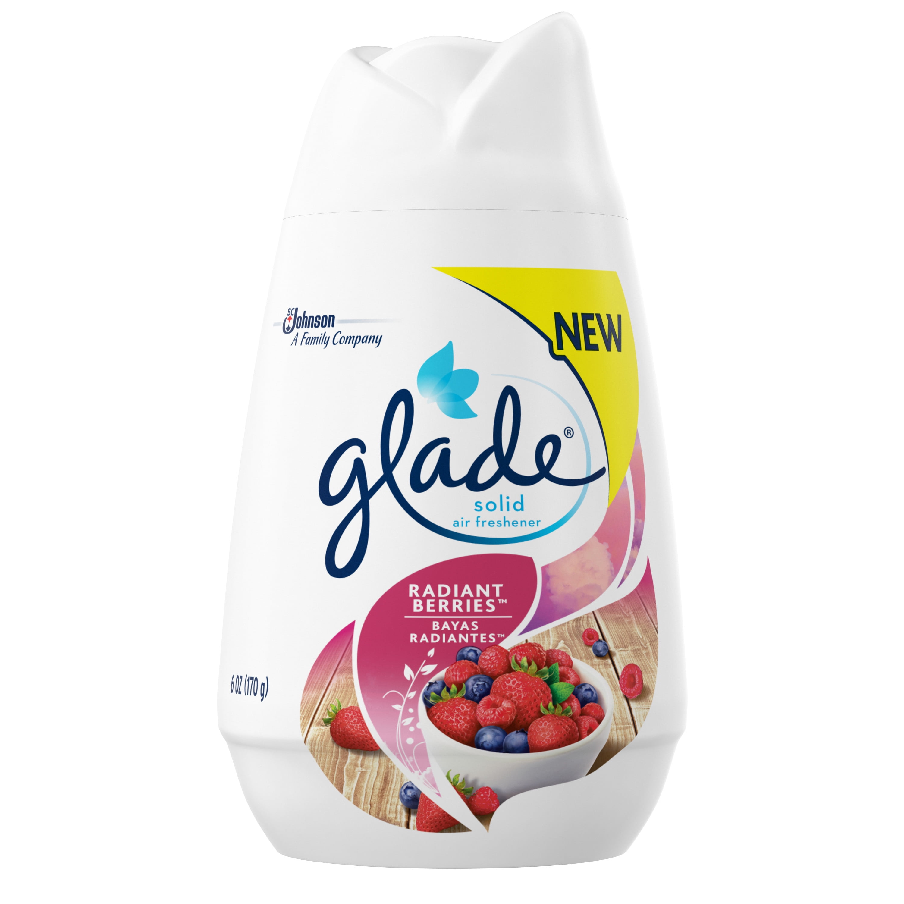 Glade Solid Air Freshener, Radiant Berries, 6 oz