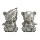 thumbnail image 1 of Caja de recuerdos para dientes de bebé, forma de oso de aleación de Zinc, soporte de recuerdo tallado exquisito, protector de dientes para niños pequeños, 1 of 5