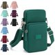 thumbnail image 1 of Mochila bandolera para el pecho con orificio para auriculares | Mochila bandolera de poliéster ligera para caminatas, viajes, uso diario | Correa ajustable | Multicompartimento | 19x10x5cm | Unisex, 1 of 8