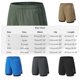 thumbnail image 3 of Pantalones Cortos para Hombre con Bolsillos de Cremallera Bandaje de Color Sólido Cintura Elástica Casual Bottoms de Moda Pantalones Cortos para Hombre Cintura Elástica, 3 of 4