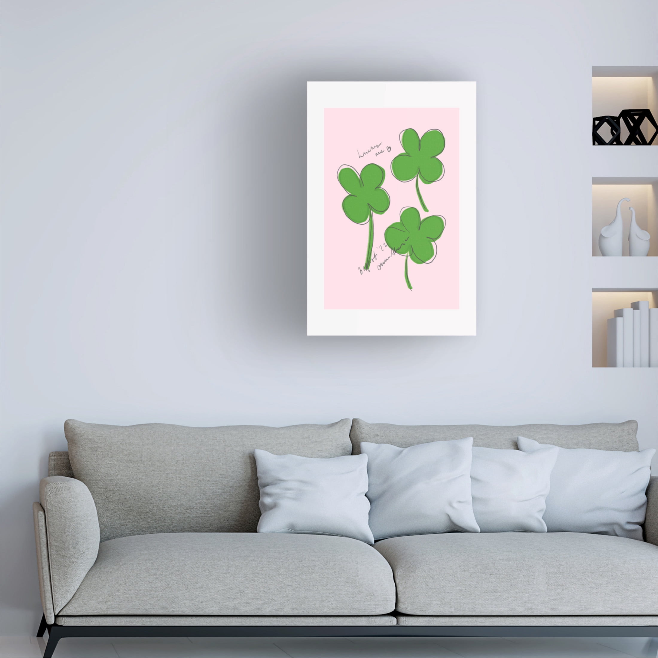 Trademark Fine Art Athene Fritsch Lucky Me Canvas Wall Art