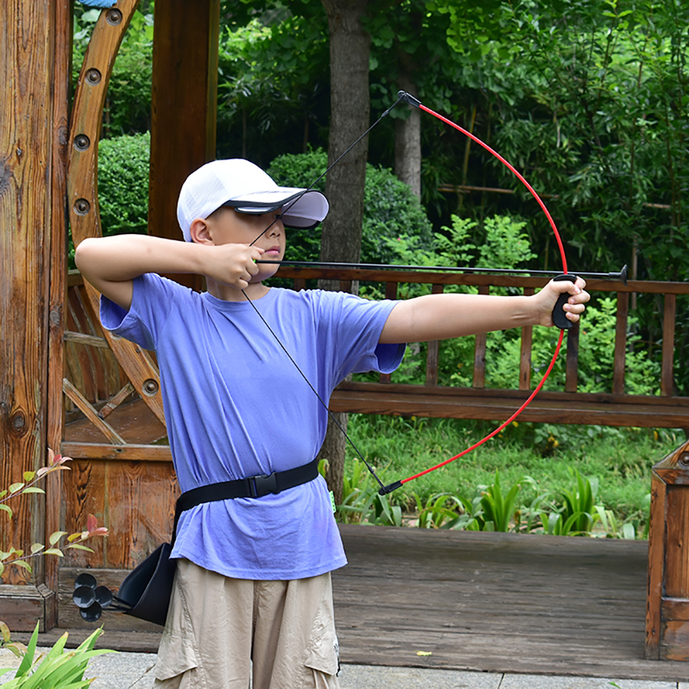 Runzkzy Beginner Teenagers Hunting and Shooting Bow Arrow Crossbow Target Suction Cup Package Teenagers Small Bow Package
