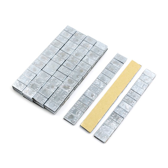 Tiras De Contrapesos De Rueda Trasera Adhesiva De 2.1Oz Para Motocicleta De 140x19mm 15Pcs