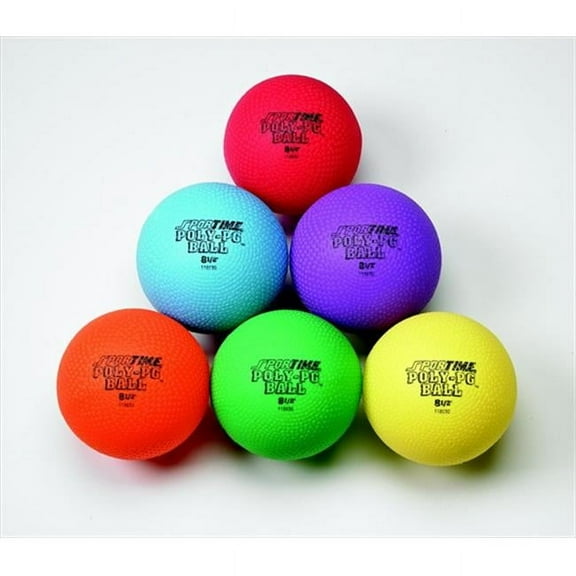 Sportime  8.5 In. Poly-Pg Grade Balls, Set Of 6