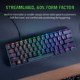 thumbnail image 2 of Teclado para juegos Razer Huntsman Mini 60% con interruptor rojo USB-C, 2 of 5