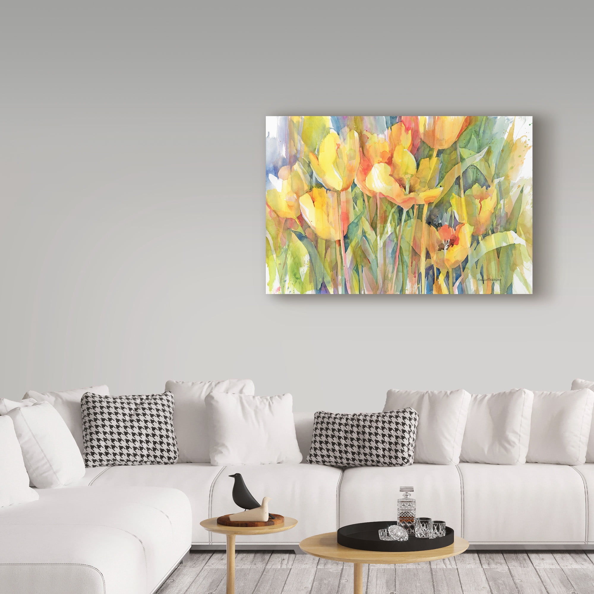 Trademark Fine Art 'Golden Group' Canvas Art by Annelein Beukenkamp