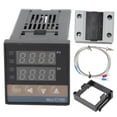 thumbnail image 2 of PID Thermostat Temperature Controller, 100-240V Intelligent Digital Temperature Controller High Accuracy  for Incubator for Farm Breeding 25A,40A, 2 of 7