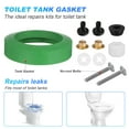 thumbnail image 3 of Raindrops Toilet Tank Bolts and Gasket Replacement Kit, NBR Material, Complete 1-Set for Easy Toilet Repair, 3 of 8