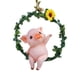 thumbnail image 5 of Estatua colgante de animal, decoración de jardín, regalo para amigos, coleccionables, diseño moderno, resina. Estatua de cerdo, 5 of 8