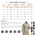 thumbnail image 2 of Havenx Safari Shirts for Men Long Sleeve Button Down Lapel Collar Shirts with Zipper Pockets Solid Color Dress Hiking Fishing Outdoor Summer Travel Clothing,Blue 2XL, 2 of 3
