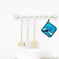 thumbnail image 3 of Carolines Treasures MW1303PTHD Ballet Shoes Aqua Blue Pair of Pot Holders , 7.5HX7.5W, multicolor, 3 of 4