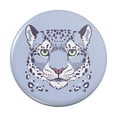 thumbnail image 1 of Spotted Snow Leopard Face Kitchen Refrigerator Locker Button Magnet, 1 of 5