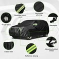 thumbnail image 2 of TETSELF Winter Snow Ice Rain Dust Frost Guard Sun Shade Prevents Ice Build Up Fast Deployment 6 Layer Car Cover for Jeep Wrangler 2 Door CJ YJ TJ JK, 2 of 6