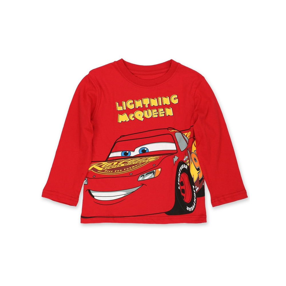Disney Disney Cars Lightning McQueen Toddler Boys Long Sleeve TShirt