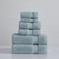 thumbnail image 2 of Modern Threads Luxury Cotton 6-Piece Quick Dry Towel Set, Sea, 2 of 4
