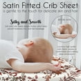 thumbnail image 5 of Sweet Jojo Designs Boho Floral Wildflower Rust Orange and Ivory Girl Satin Fitted Crib Sheet, 5 of 6