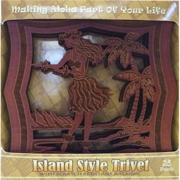 Souvenir Wood Wood Hula Girl Trivit