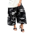 thumbnail image 2 of Uobin Women Baggy Cargo Jeans Camo Army Fatigue Wide Leg Harem Cropped Denim Pants Plus Size Jean Trousers, 2 of 5