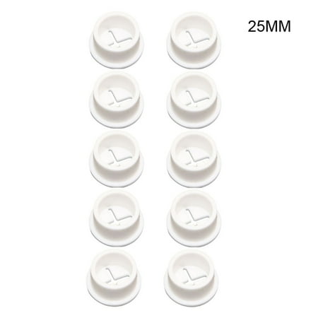

Techinal 10 Pcs Wire Rubber Grommets Rubber Cable Cord Grommet for Desk Table Console