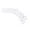 Blanc, variante sur segolike 9 Paires de Boucles d'Oreilles en Acrylique Noir en Forme de Buffle, Tendeur d'Oreilles, Bouchon d'Expansion Long