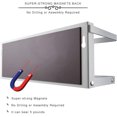 thumbnail image 3 of 3-Tier Magnetic Spice Rack for Refrigerator, Fridge Shelf with Paper Towel Holder, Seasoning Jar, Can, Bottle Organizer, 3 of 7
