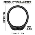 thumbnail image 3 of Meiiso Bicycle Lock Anti Theft Combination 4 Digit Cable, 3 of 9