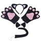 thumbnail image 2 of 4pcs Conjunto de Disfraz Gato Cosplay BLESIY Diadema Guantes Tie Tail Cola, 2 of 6
